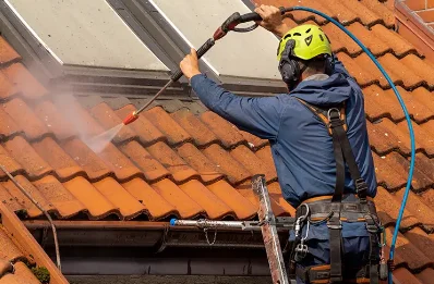 Démoussage et hydrofuge de toiture à Lucerne-d'Outremer